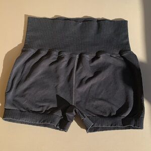 FP Movement by Free People Charcoal High-Waisted Shorts